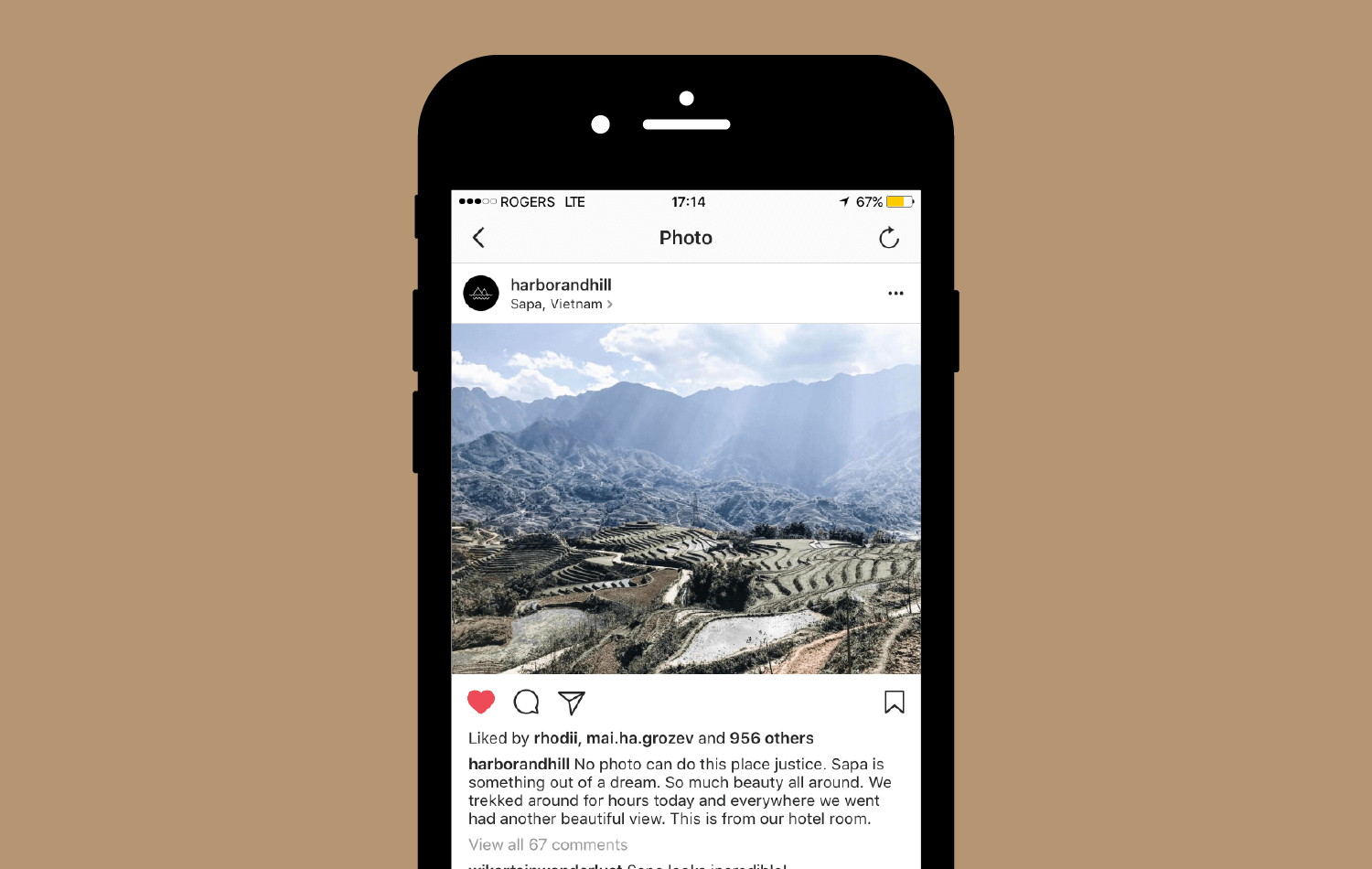 Harbor & Hill Instagram account